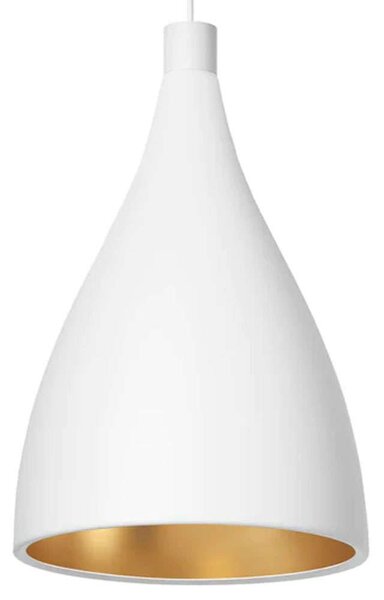 Φωτιστικό Οροφής Swell XL Single N 10589 30x51cm Dim E26 1050lm 13W 3000K White-Brass Pablo Designs