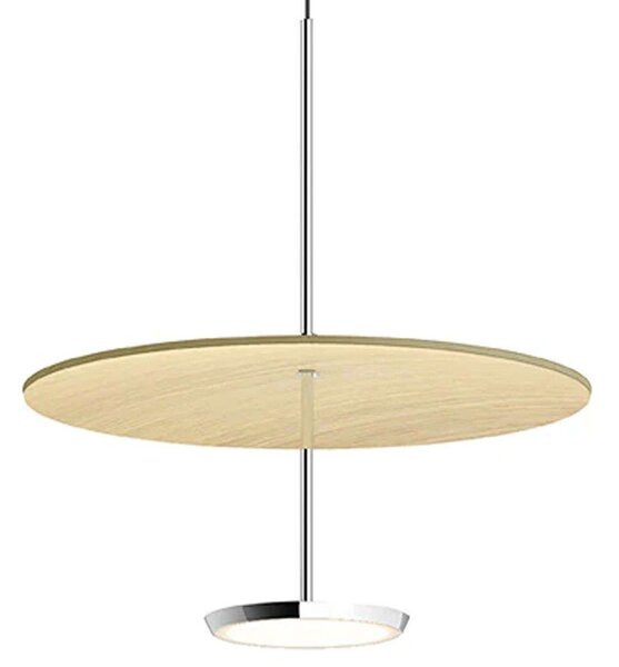 Φωτιστικό Οροφής Sky Dome 18 10570/10583 46x44,4cm Led 1250lm 18W Aluminium-Oak Pablo Designs