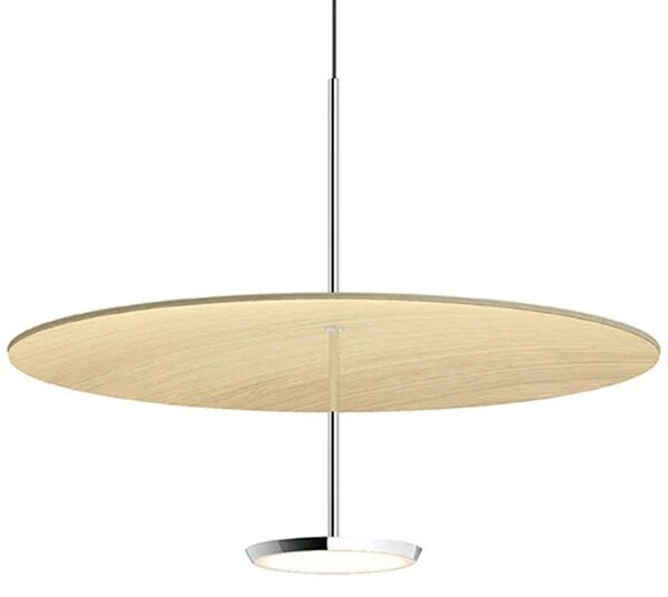 Φωτιστικό Οροφής Sky Dome 24 10570/10585 61x44,4cm Led 1250lm 18W Aluminium-Oak Pablo Designs