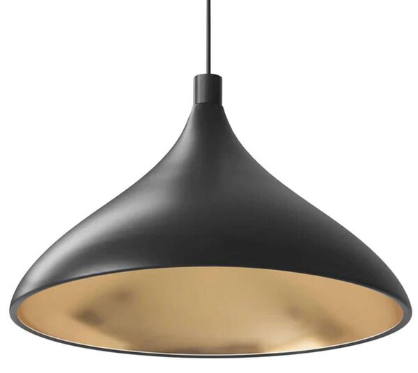 Φωτιστικό Οροφής Swell XL Single W 10596 61x36cm Dim E26 1050lm 13W 3000K Black-Brass Pablo Designs