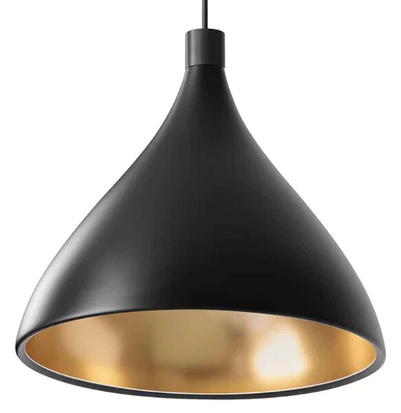 Φωτιστικό Οροφής Swell XL Single M 10593 46x43cm Dim E26 1050lm 13W 3000K Black-Brass Pablo Designs