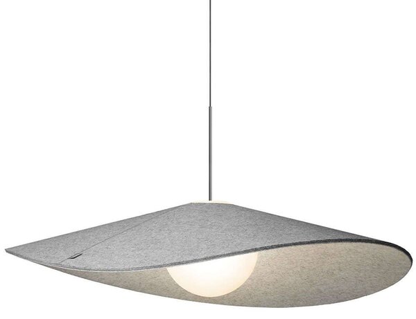 Φωτιστικό Οροφής Bola Felt 52 10692 132x30cm Dim Led 1710lm 20W Chrome-Grey Pablo Designs