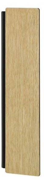 Φωτιστικό Τοίχου Zubialde 900325 36x8cm Led Black-Natural Eglo