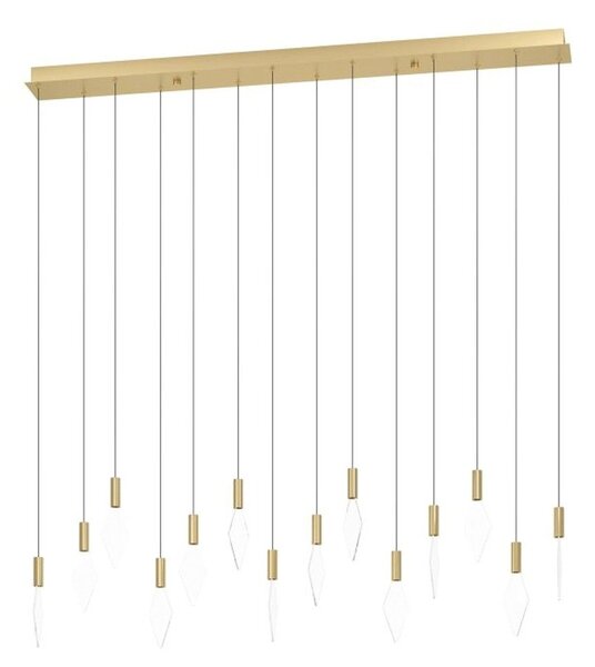 Φωτιστικό Οροφής - Ράγα Mirador 390362 140x12x220cm Led Black-Gold Eglo