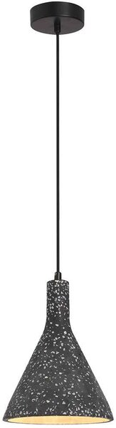 Φωτιστικό Οροφής Dot 4297401 Φ17x20cm 1xE27 60W Black Viokef