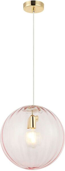 Φωτιστικό Οροφής Diana 4294302 Φ30x150cm 1xE27 40W Pink-Gold Viokef