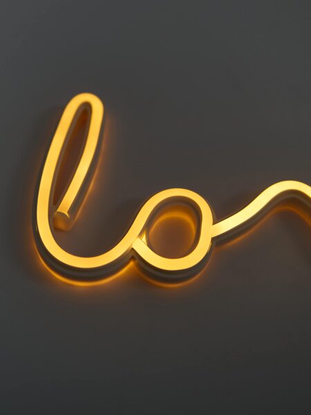 Sinsay - LED νέον φωτιστικό με τη λέξη "Love" - λευκο
