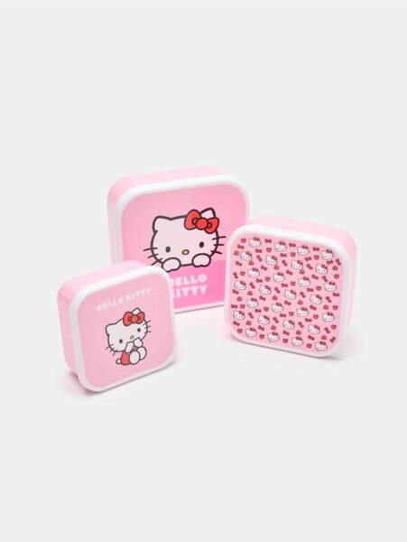 Sinsay - Σετ δοχείων φαγητού με καπάκι Hello Kitty 3 τεμάχια - πολυχρωμο