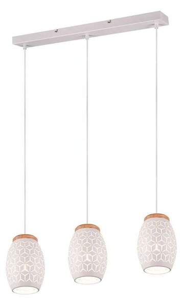 Φωτιστικό Οροφής - Ράγα Bidar R31573031 3xE27 71x150cm White RL Lighting