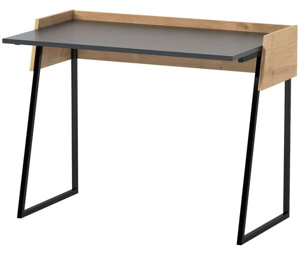 Γραφείο Rone 492LGM1175 103,6x56,8x77,5cm Anthracite-Oak