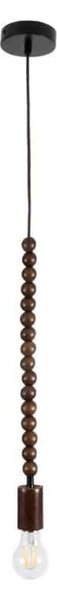 Φωτιστικό Οροφής Κρεμαστό Beads 00694 1xE27 IP20 4x47cm Dark Brown GloboStar