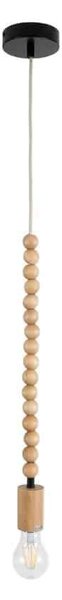 Φωτιστικό Οροφής Κρεμαστό Beads 00698 1xE27 IP20 4x47cm Beige GloboStar