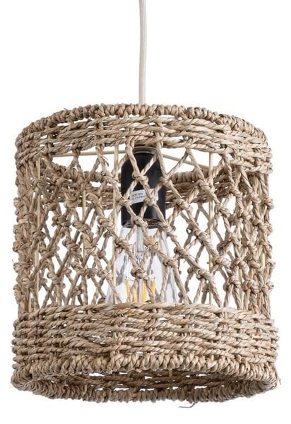 Φωτιστικό Οροφής Κρεμαστό Ecuador 02120 Boho 1xE27 IP20 20x20cm Beige GloboStar