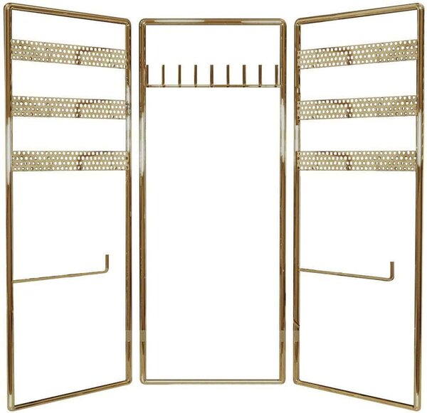 Βάση Κοσμημάτων 498HFT1116 40x4x45cm Gold Aberto Design