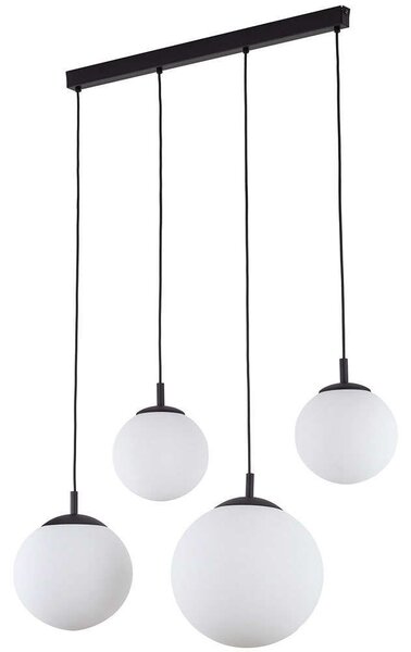 Φωτιστικό Οροφής - Ράγα Esme 4790 87x30x175cm 4xE27 15W Black-White TK Lighting