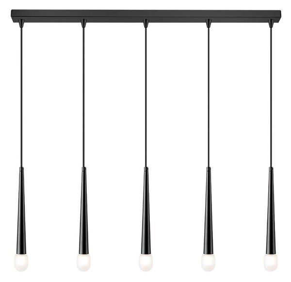 Φωτιστικό Οροφής - Ράγα 01487 5xG9 100cm Black Luma