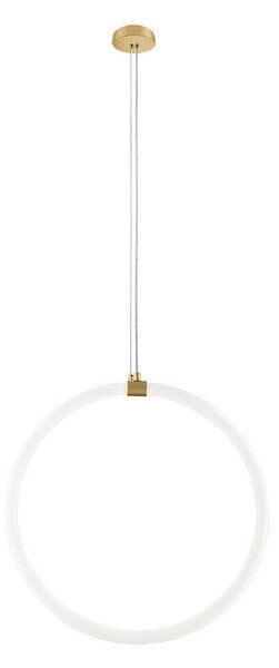 Φωτιστικό Οροφής Κρεμαστό 01383-05 D40cm 25W LED 3000K 2000Lm Gold Luma