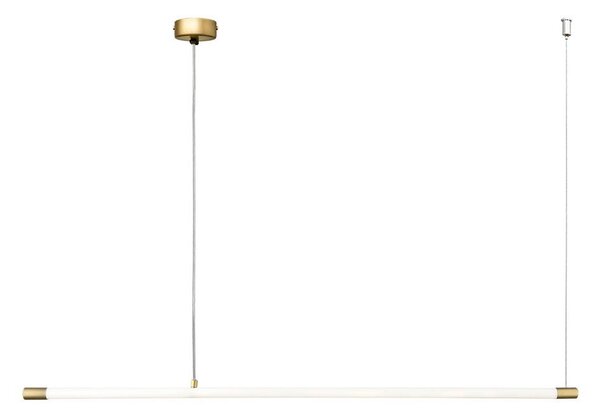 Φωτιστικό Οροφής - Ράγα 01383-04 100cm 10W LED 3000K 800Lm Gold Luma