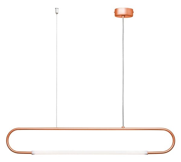 Φωτιστικό Οροφής - Ράγα 01368 7W LED 3000K 560Lm 95x15cm Copper Luma