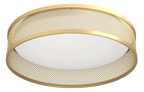 Φωτιστικό Οροφής - Πλαφονιέρα Luppineria 900796 38,5x9,5cm Led 3000K IP20 Brass Eglo