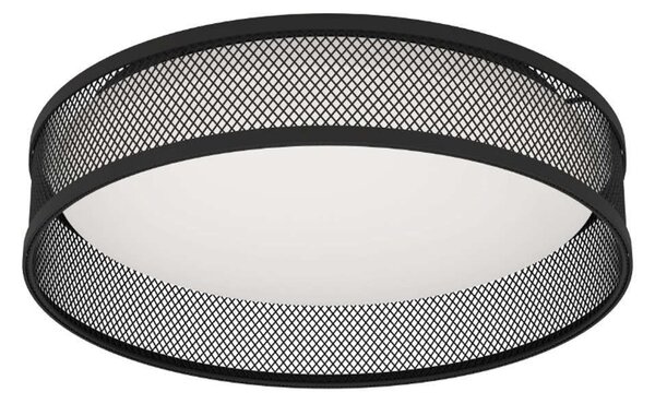 Φωτιστικό Οροφής - Πλαφονιέρα Luppineria 900795 38,5x9,5cm Led 3000K IP20 Black Eglo