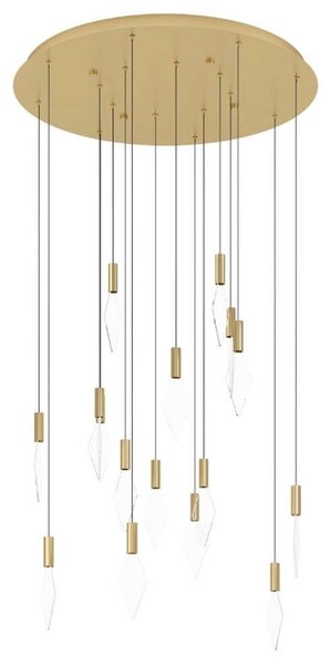 Φωτιστικό Οροφής Mirador 390361 78x220cm Led 3000K Gold Eglo