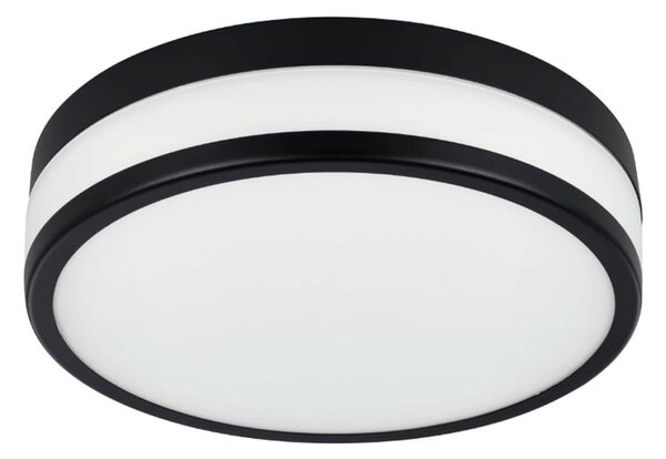 Φωτιστικό Οροφής - Πλαφονιέρα Palermo 900846 30x7,5cm Led 3000K IP44 White-Black Eglo