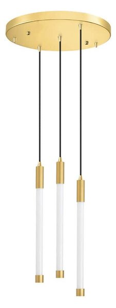 Φωτιστικό Οροφής Κρεμαστό 01250-07 LED 5W 3000K 400 lm/stick D30cm Gold Luma