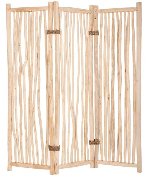 Παραβάν Zendor Κλαδιά HM4316 Με 3 Φύλλα 165x180cm Natural