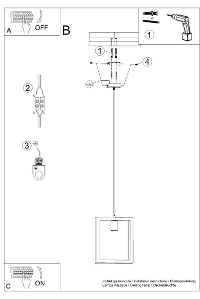 Sollux Κρεμαστό φωτιστικό ARIES wenge,ατσάλι/ξύλο,Ε27 1xmax 15W LED