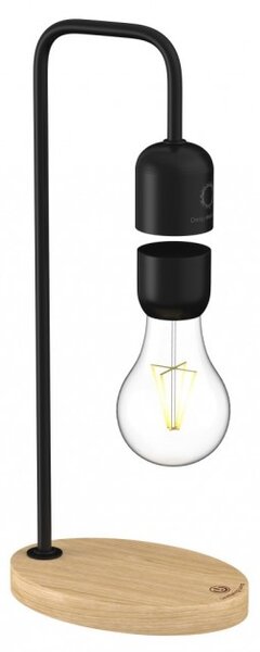 Designnest Levitating Light Bulb Table Lamp Μαγνητικό αιωρούμενο επιτραπέζιο φωτιστικό μαύρο DH0296WD/LEVLAP Μαύρο