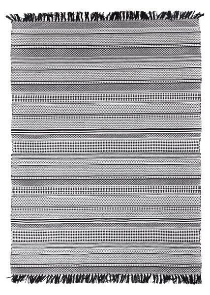 Χαλί Διαδρόμου (70x140) Royal Carpet Urban Cotton Kilim Samaira Black/White