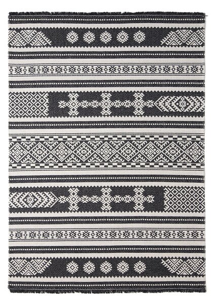 Χαλί All Season (127x190) Royal Carpet Casa Cotton 22095 Black