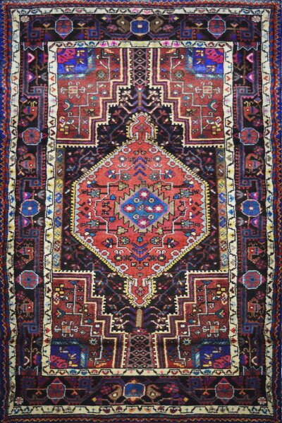 Χειροποίητο Χαλί Persian Nomadic Hameda Wool 220Χ125