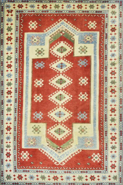 Χειροποίητο Χαλί Turkish Kazak Wool 287Χ194