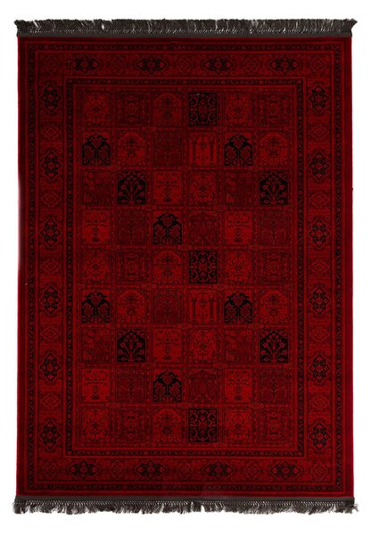 Χαλί (100x160) Royal Carpet Afgan 8129H D.Red