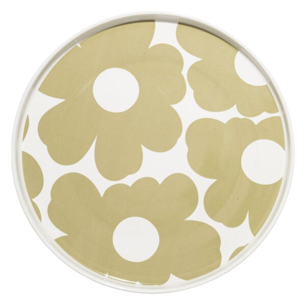 Πιάτο Φαγητού Ρηχό (Φ27) Estia Beige Bloom 07-38946