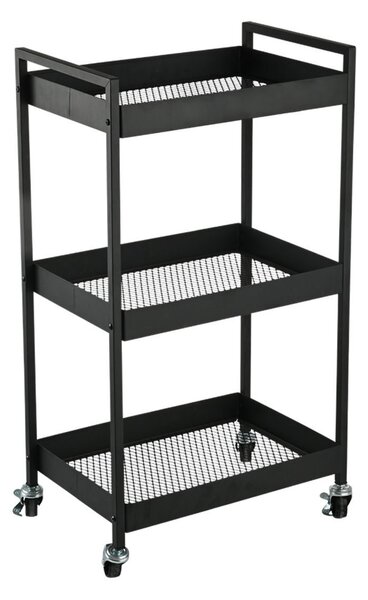 Τρόλεϊ/Ραφιέρα 3 Θέσεων (43.5x30.5x79.5) Estia Modus Black