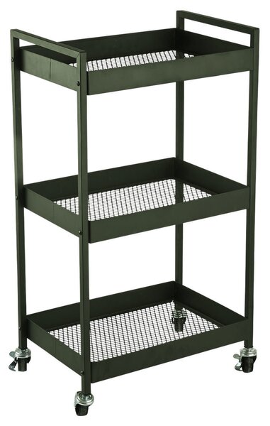 Τρόλεϊ/Ραφιέρα 3 Θέσεων (43.5x30.5x79.5) Estia Modus Olive