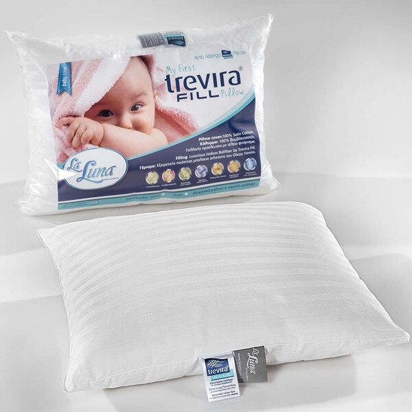 Μαξιλάρι Ύπνου Βρεφικό My First Trevira Pillow White La Luna