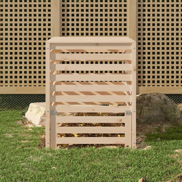 VidaXL Κομποστοποιητής 82,5 x 82,5 x 99,5 εκ. από Μασίφ Ξύλο Πεύκου