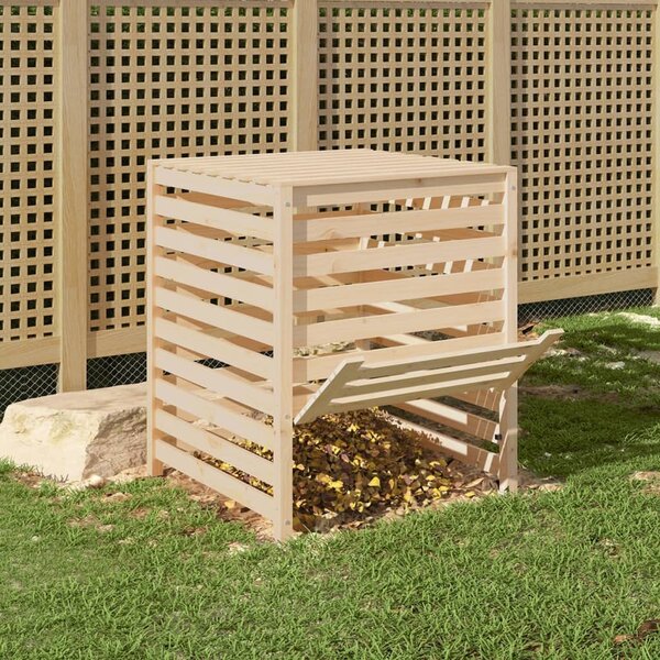 VidaXL Κομποστοποιητής 82,5 x 82,5 x 99,5 εκ. από Μασίφ Ξύλο Πεύκου