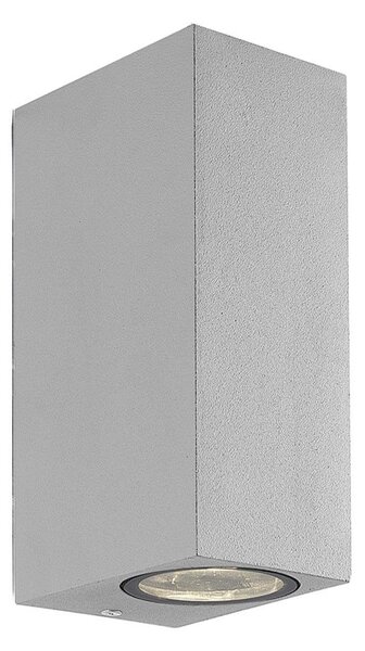 Φωτιστικό Τοίχου-Απλίκα Sq Tilos 4099402 2-L Silver Viokef