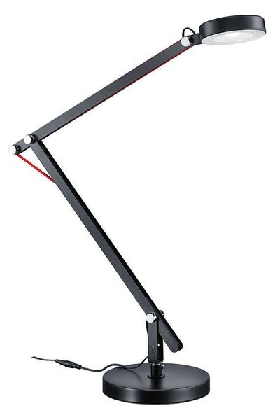 Φωτιστικό Γραφείου Led Amsterdam 500Lm 18x90cm Black 527920102 Trio Lighting