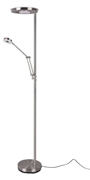 Φωτιστικό Δαπέδου Led Barrie 4000Lm, 600Lm 181x30cm Nickel Mat 424210307 Trio Lighting