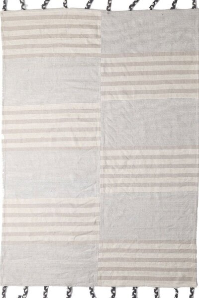 Χαλί Lotus Cotton Kilim 065 Grey Royal Carpet