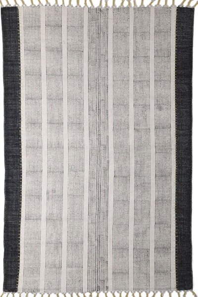 Χαλί Lotus Cotton Kilim 354 Black/White Royal Carpet