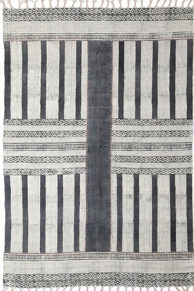 Χαλί Lotus Cotton Kilim 352 Grey Royal Carpet