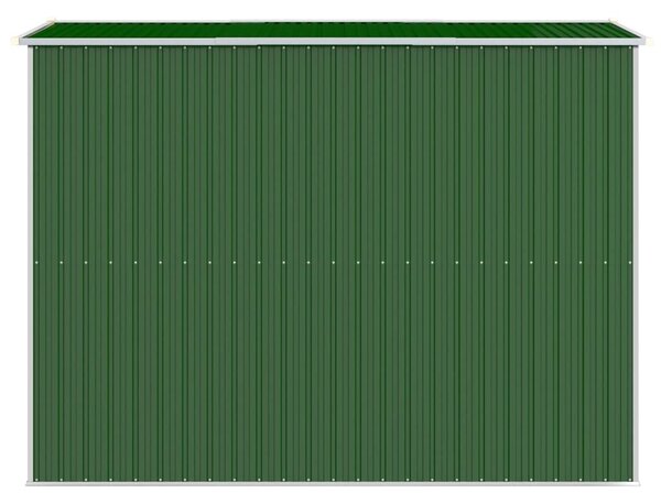 Αποθήκη Κήπου Πράσινη 192x274x223 εκ. Γαλβανισμένο Ατσάλι - Πράσινο