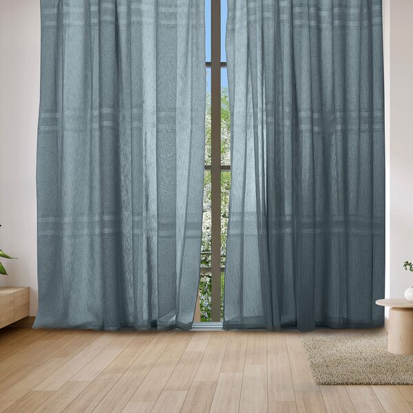Κουρτίνα (270x280) Με Τρέσα Whitegg K0188-4 Grey-Blue